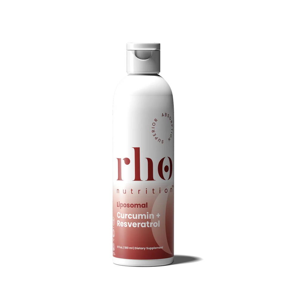 Rho Nutrition Liposomal Curcumin + Resveratrol (1 Pack) – Ultra High Absorption Liquid Curcumin Supplement – Promotes Joint Comfort, Mobility, Cellular Health and Overall Well-Being