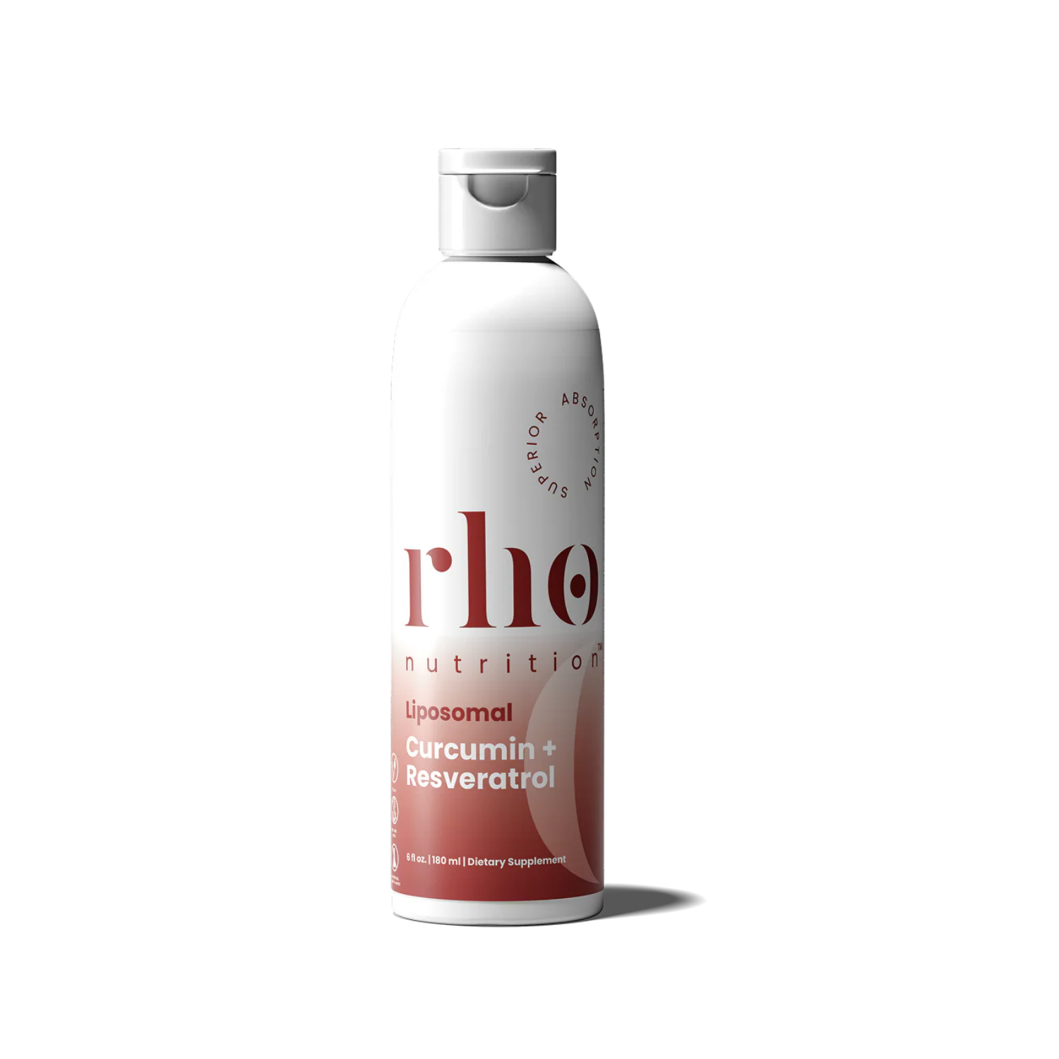 Rho Nutrition Liposomal Curcumin + Resveratrol (1 Pack) – Ultra High Absorption Liquid Curcumin Supplement – Promotes Joint Comfort, Mobility, Cellular Health and Overall Well-Being