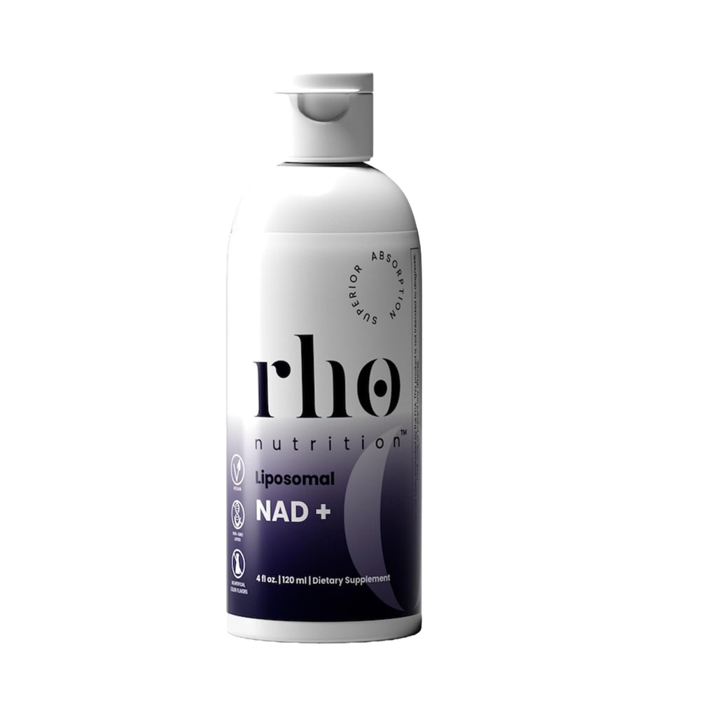 Rho Nutrition Liposomal NAD+ – Liquid Supplement Designed to Help Support Absorption – Active Form of NAD+ Helps Support Normal Cellular Health, Healthy Aging, Energy Metabolism and Overall Vitality