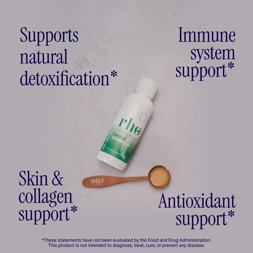 Rho Nutrition - Cellular Health Essentials Bundle – Liquid Liposomal Supplements for Healthy Aging & Cellular Support - NAD+, Curcumin + Resveratrol, & Glutathione (3 Pack)