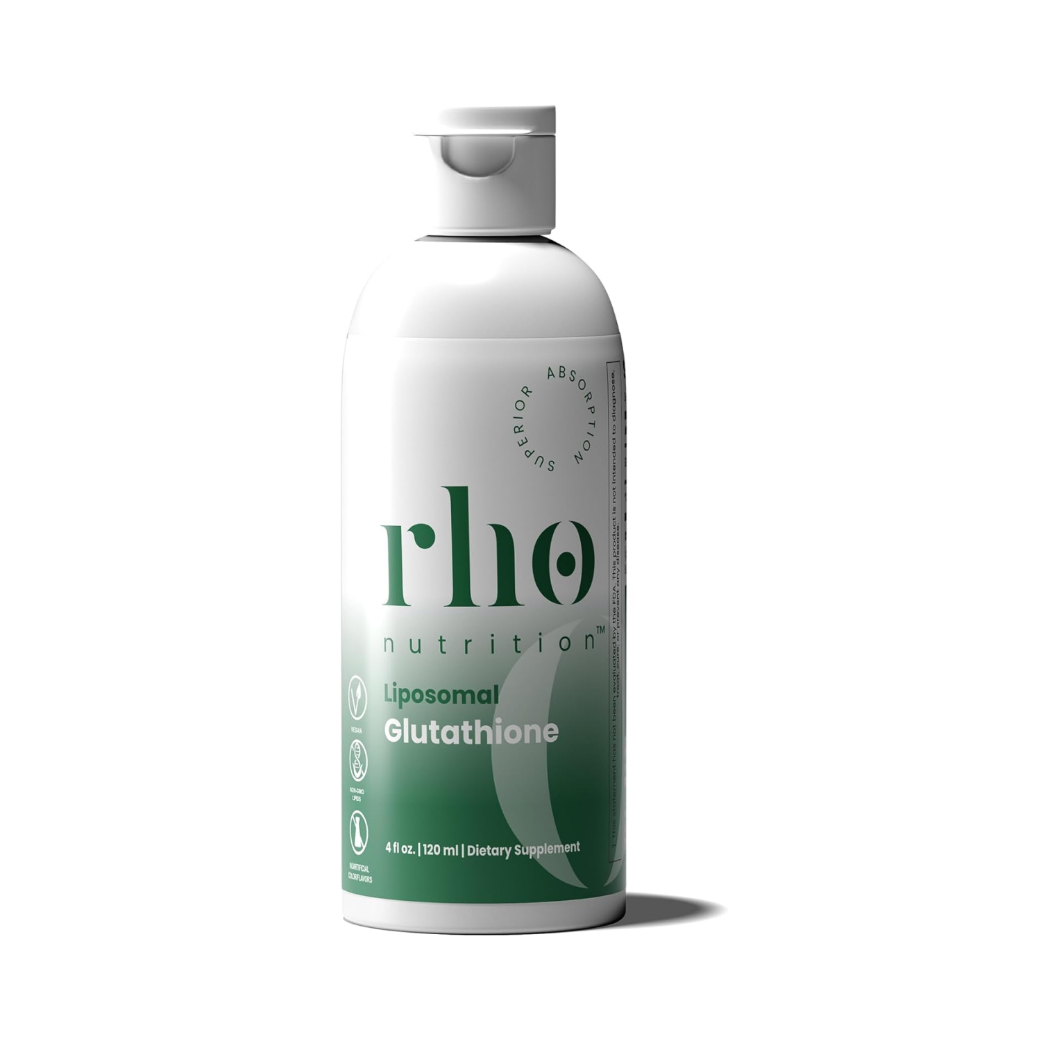 Rho Nutrition Liposomal Glutathione - Ultra High Absorption Liquid Glutathione Supplement - Supports Natural Detoxification, Immune System, Skin Health, Mental Clarity & Overall Well-Being